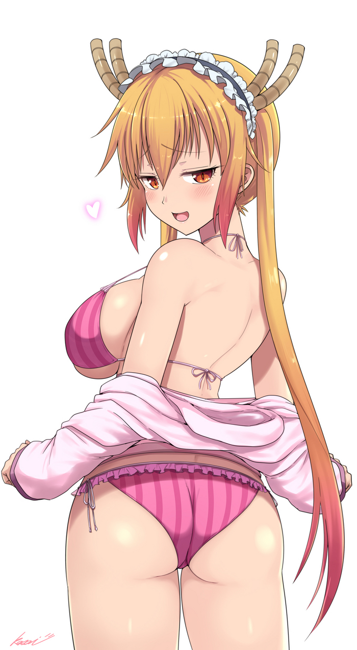 Хорничная - NSFW, Anime Art, Аниме, <b>Kobayashi</b>-San chi no maidragon, Tooru, ...