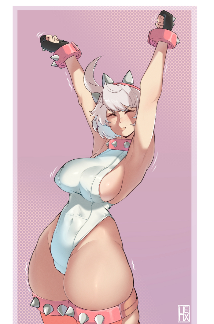 Elfelt Valentine - NSFW, Anime art, Anime, Games, Guilty gear, Elphelt Valentine, Twitter (link)