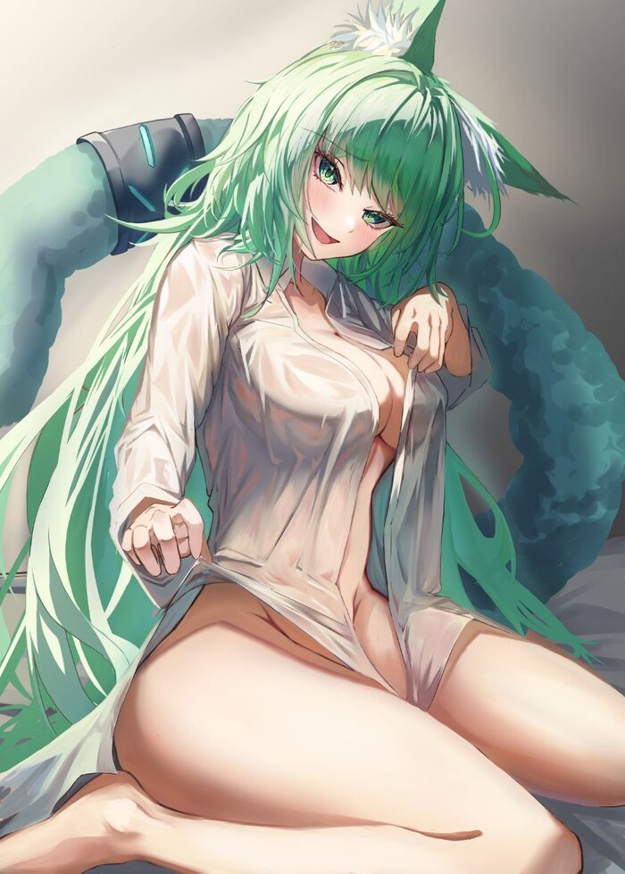 Harmonie - NSFW, Anime, Anime art, Arknights, Harmonie, Animal ears