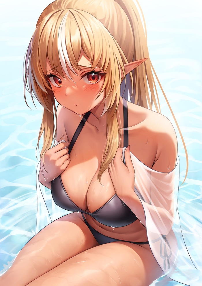 Flare - NSFW, Аниме, Anime Art, Flare Shiranui, Hololive