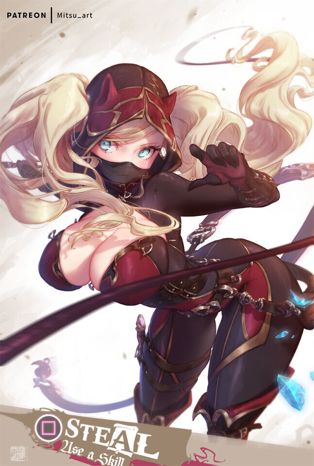 PANTHER - NSFW, Mitsu Art, Art, Anime, Anime art, Hand-drawn erotica, Persona 5, Ann takamaki, Games, Longpost