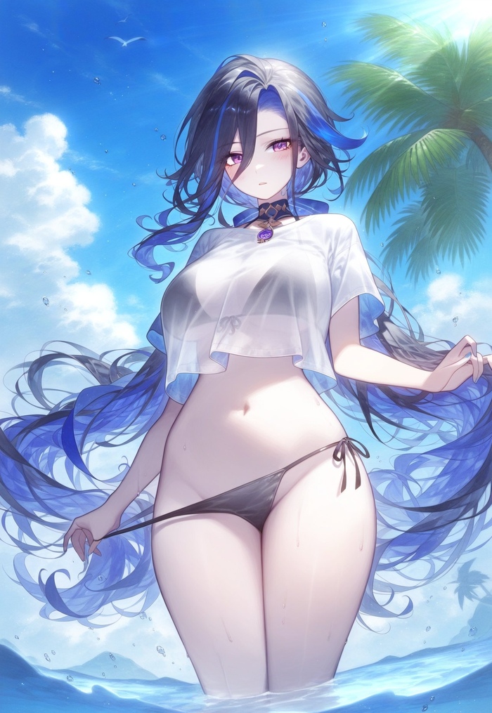 Clorinde - NSFW, Аниме, Anime Art, Genshin Impact, Clorinde (Genshin Impact)