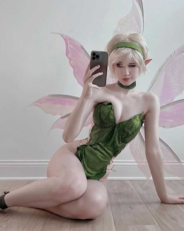 Tinker Bell by Nora Fawn - NSFW, Fairy Tinker Bell, Cosplay, Cartoons, The photo