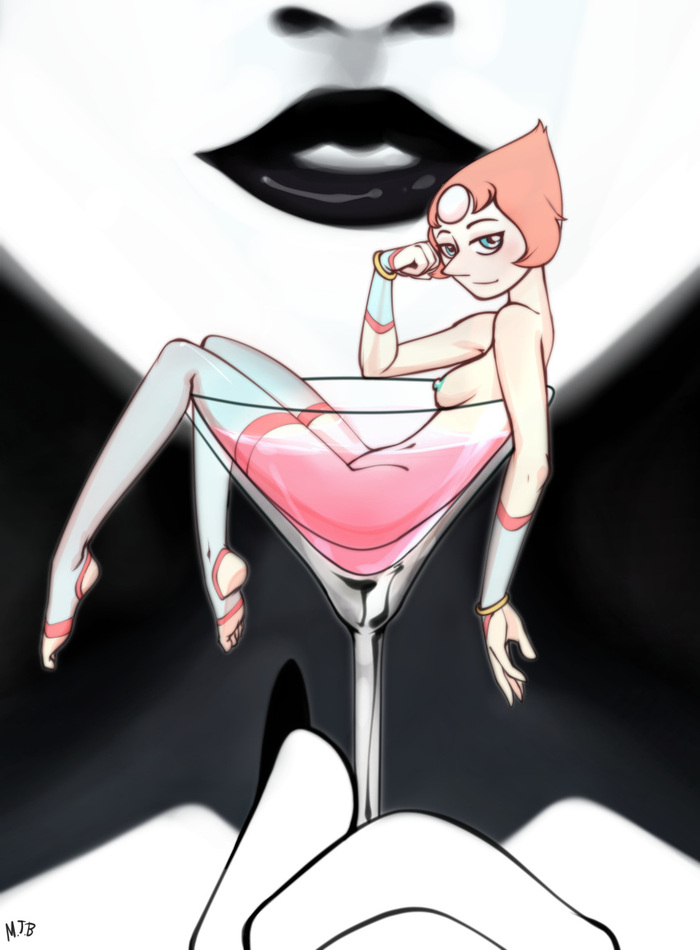 A pearl with a white diamond... - NSFW, Pearl, White Diamond, Steven universe, Cartoons, Hand-drawn erotica