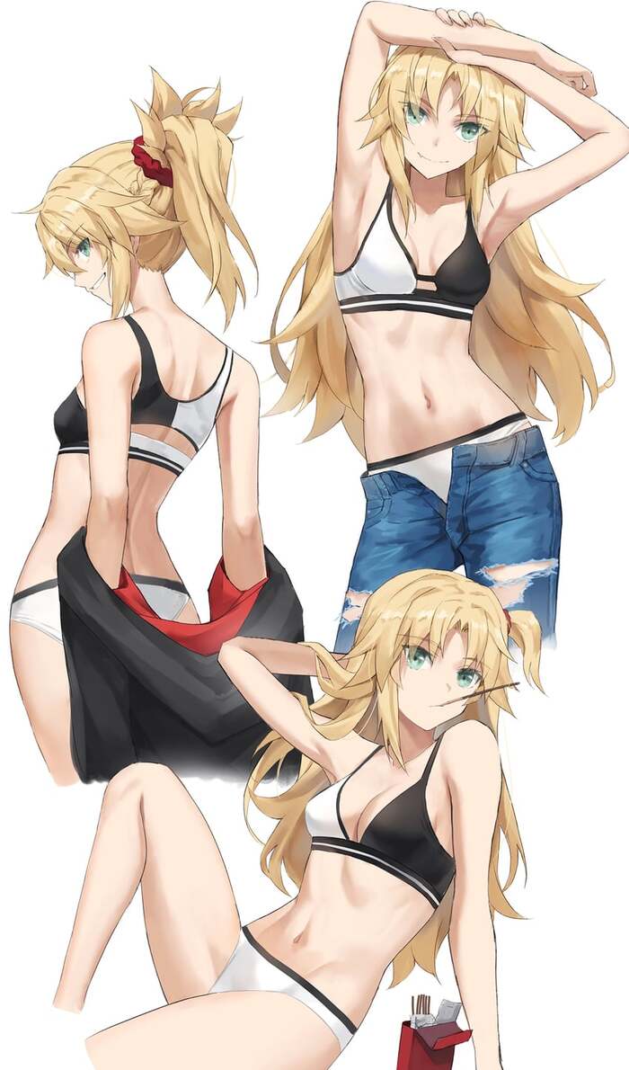 Mordred - NSFW, Anime, Anime art, Fate apocrypha, Fate grand order, Mordred