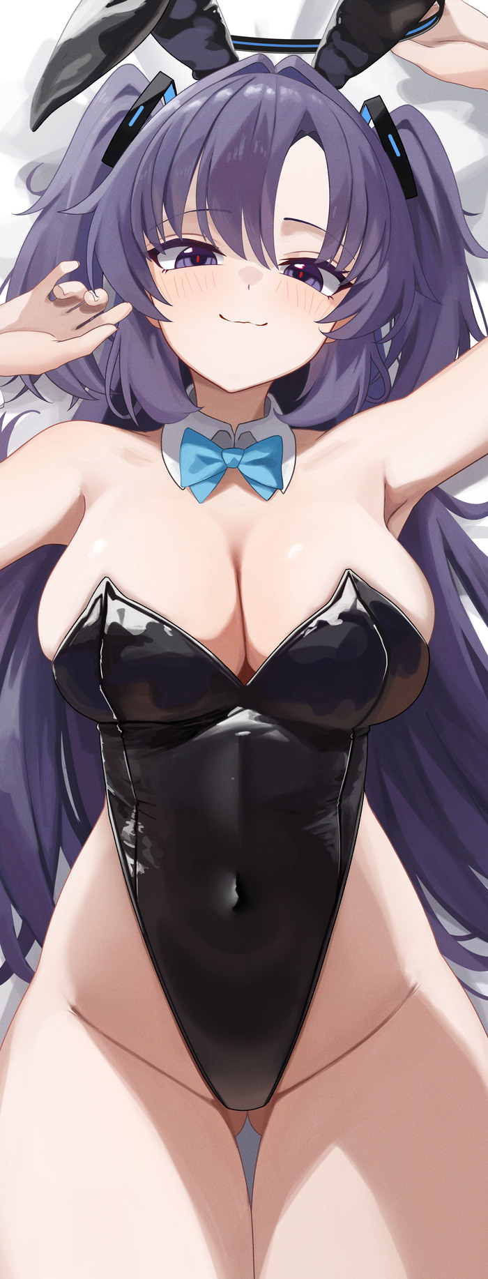 Bunny Yuka - NSFW, Anime, Anime art, Blue archive, Hayase Yuuka, Bunnysuit, Bunny ears, Longpost