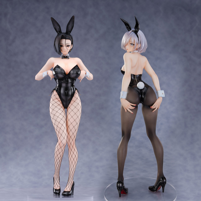 Bunny Girl - NSFW, Anime, Figurines, Boobs, Booty, High heels, Tights, Original character, Bunnysuit, Bunny ears, Bunny tail, Longpost