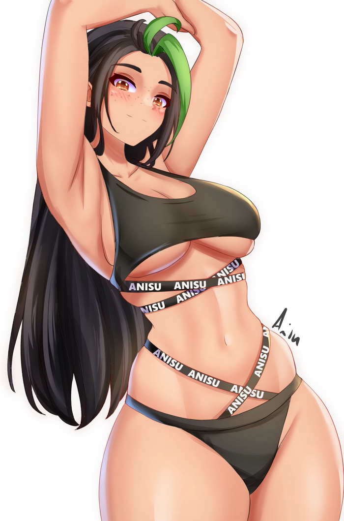 Nemona - NSFW, Anime art, Anime, Pokemon, Nemona