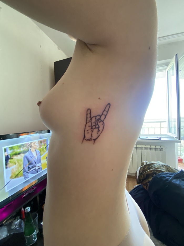 Tattoos - NSFW, My, Girl with tattoo, Booty, Boobs, Longpost