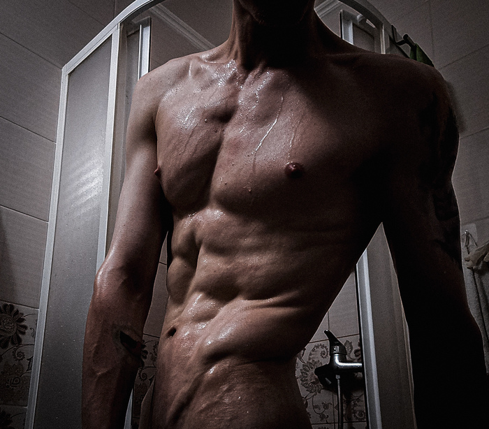 Good morning. Hello - NSFW, My, Playgirl, Naked guy, Male torso, Author's male erotica, Naked torso, Torso, Athletic body, Body, Longpost