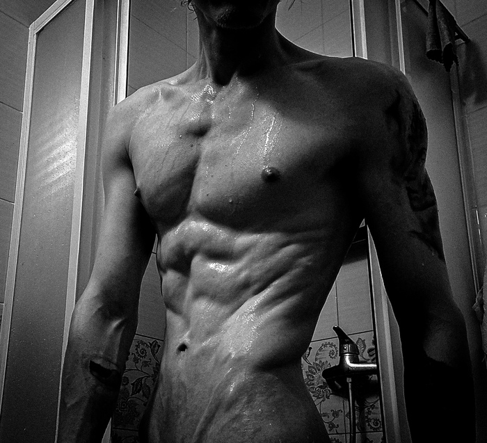 Good morning. Hello - NSFW, My, Playgirl, Naked guy, Male torso, Author's male erotica, Naked torso, Torso, Athletic body, Body, Longpost