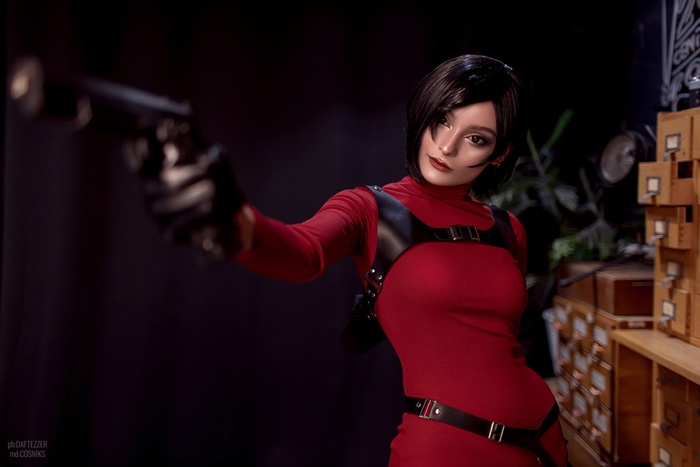 Ada Wong (Cosniks) - NSFW, The photo, PHOTOSESSION, Cosplay, Cosplayers, Booty, Erotic, Ada wong, Resident evil, Longpost