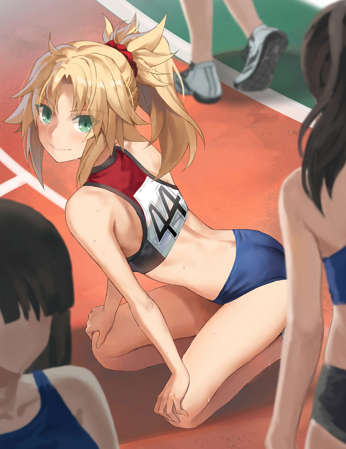 Готовится - NSFW, Tonee, Арт, Аниме, Anime Art, Рисованная эротика, Эротика, Fate, Fate Apocrypha, Mordred