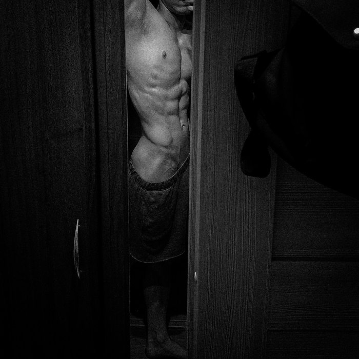 I love environments, don't you? - NSFW, My, Naked torso, Press, Naked guy, Torso, Athletic body, Author's male erotica, Playgirl, Motivation, Longpost