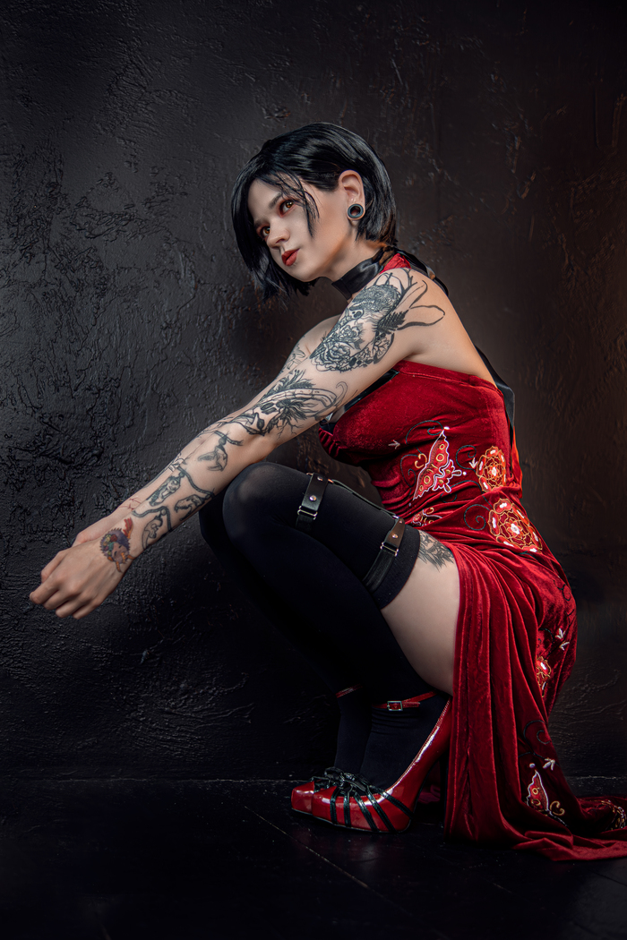 ADA WONG - NSFW, My, Cosplay, Resident evil, Ada wong, Tattoo, Longpost