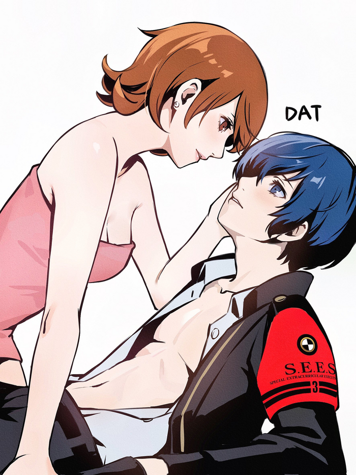 Юкари и Макото - NSFW, Anime Art, Аниме, Игры, Persona 3, Persona, Takeba Yukari