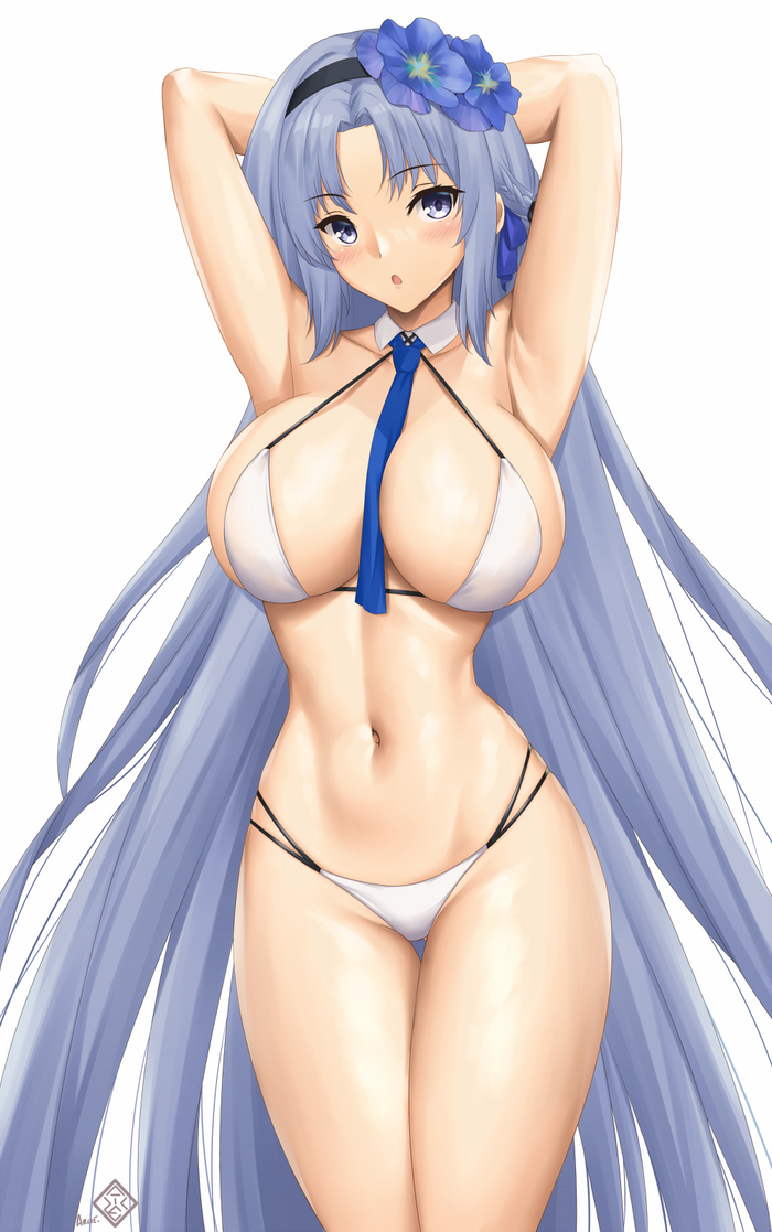 Alsace - NSFW, Anime art, Anime, Azur lane, Alsace (Azur Lane), Swimsuit