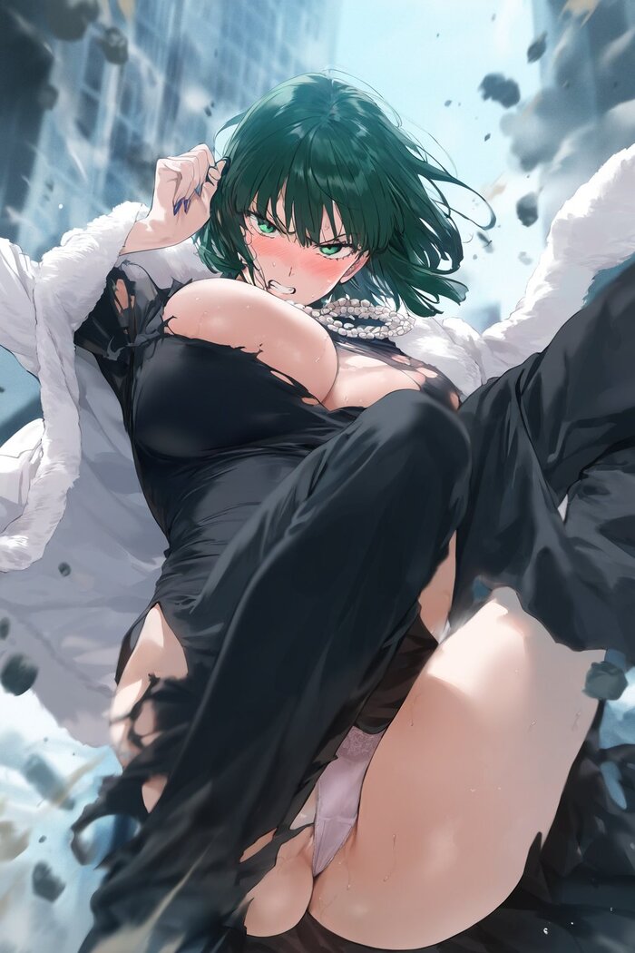 Fubuki & Tatsumaki - NSFW, Anime, Anime art, Fubuki, Tatsumaki, Onepunchman, Pantsu, Neural network art, Booty, Longpost