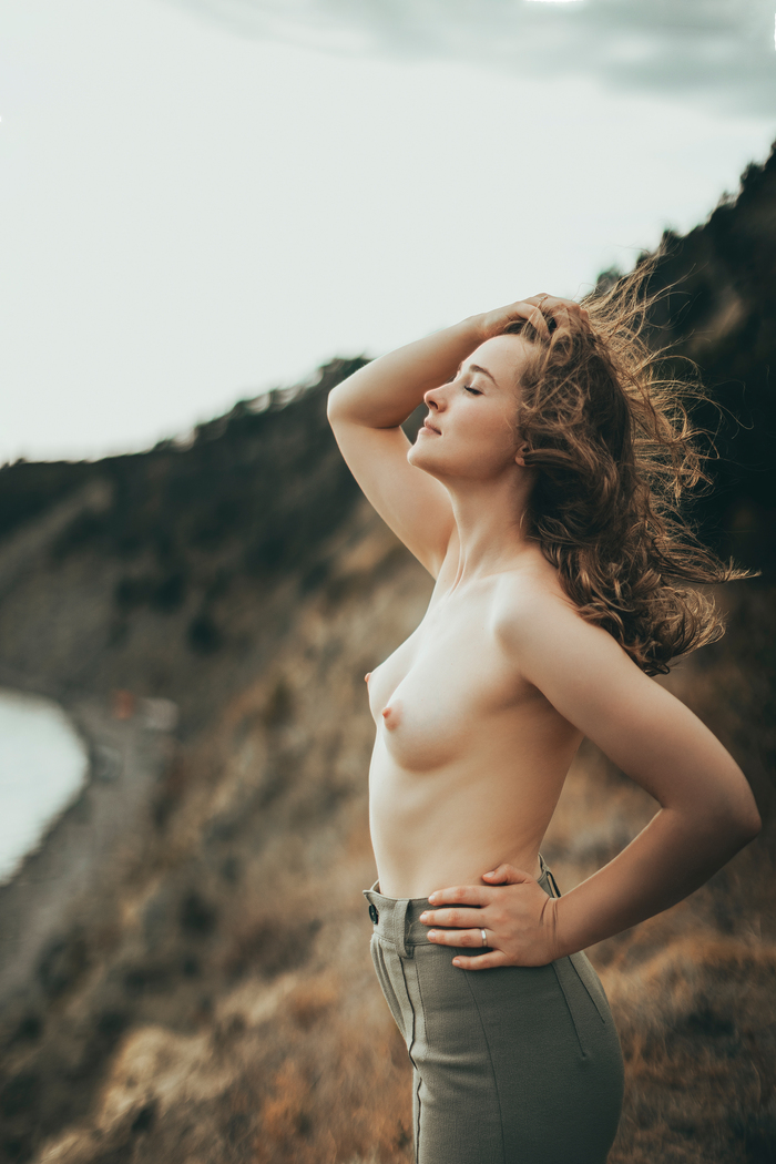 On the shore of desert waves... - NSFW, My, Girls, beauty, The photo, Photographer, Beginning photographer, Canon, Beautiful view, Fashion model, PHOTOSESSION, Erotic, Boobs, Figure