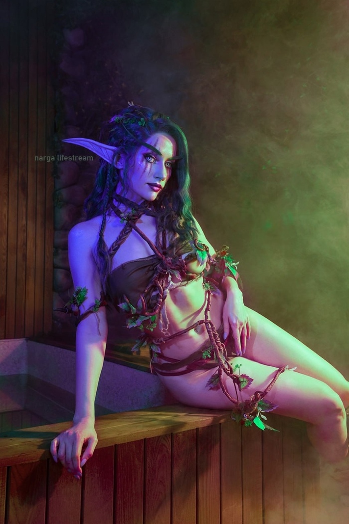 Narga - NSFW, Blizzard, World of Warcraft, Ночные эльфы, Косплей, Narga, Длиннопост, Повтор