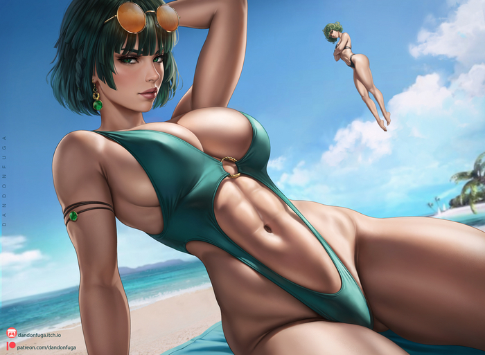 Sisters - NSFW, Anime art, Anime, Onepunchman, Fubuki, Tatsumaki, Dandonfuga