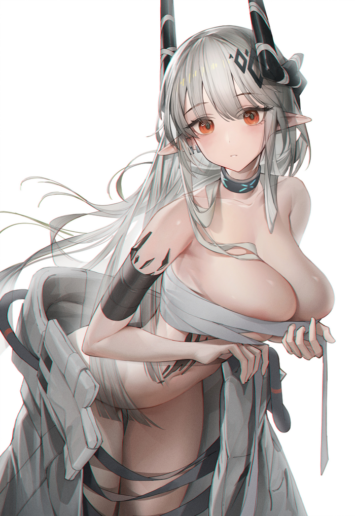 Mudrock - NSFW, Anime art, Anime, Arknights, Mudrock