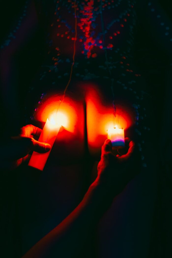 WaxPlay. Warm up the buns? - NSFW, My, Professional shooting, Erotic, Wax