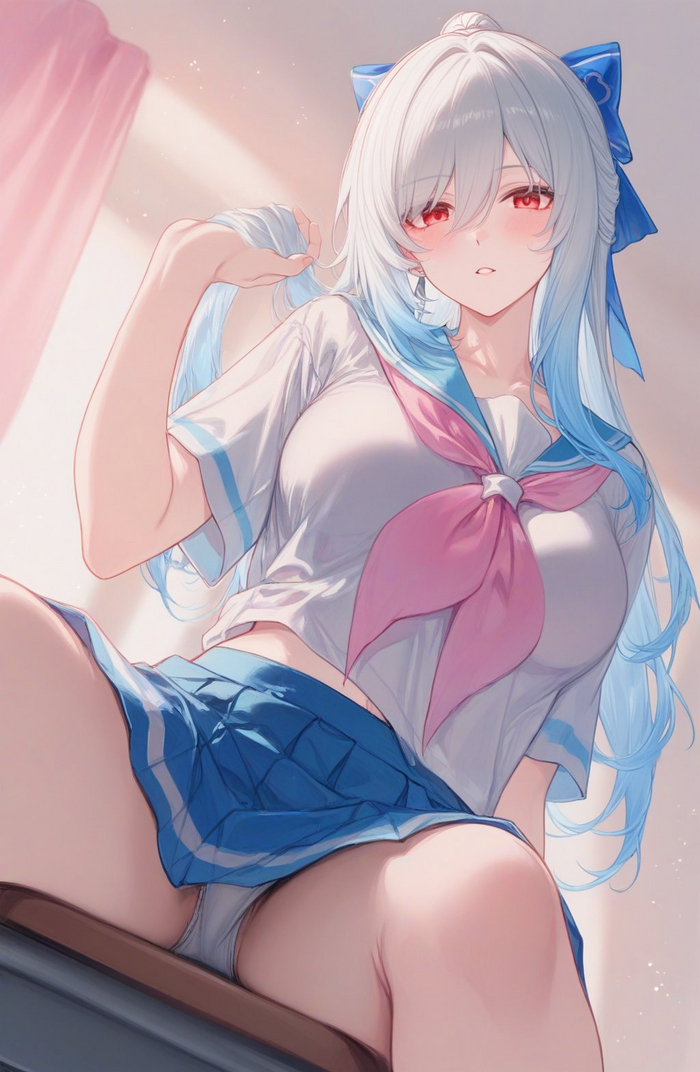 Jingliu - NSFW, Honkai: Star Rail, Jingliu (Honkai: Star Rail), Арт, Девушки, Игры, Anime Art, Аниме, Арты нейросетей, Рисованная эротика, Панцу