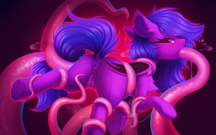 Mouse friends - 18+, My little pony, PonyArt, MLP Explicit, MLP anatomically correct, Tentacles, Batpony, Original character, NSFW