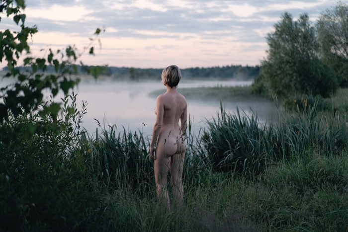 Morning by the River (Part 1) - NSFW, My, Girls, The photo, Photographer, Morning, Erotic