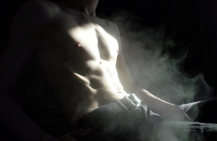 Smoke - NSFW, My, Author's male erotica, Male torso, Torso, Body