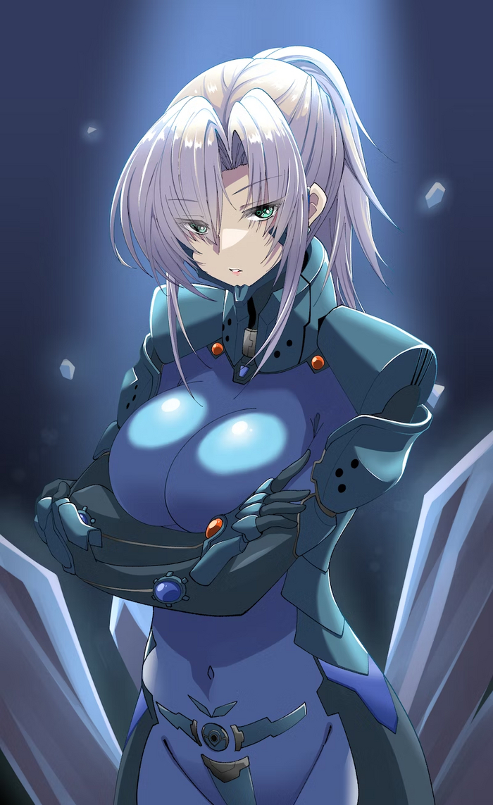 Подполковник Латрова из мира Muv-Luv от kamon rider - NSFW, Аниме, Anime Art, Muv-Luv Alternative, Милитари, Рисованная эротика