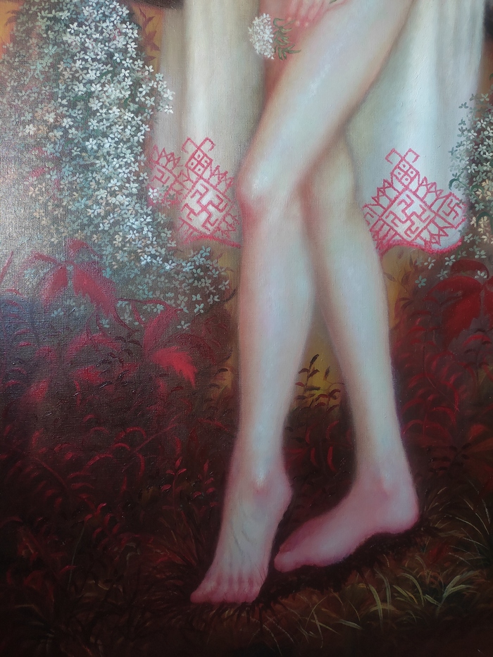 My paintings, fragments - My, Painting, Oil painting, Painting, Canvas, Longpost, NSFW