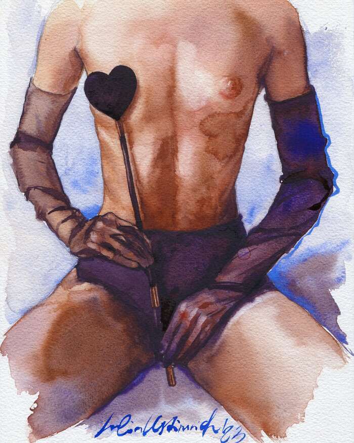 small sketch - NSFW, My, Erotic, Art, Watercolor, Art, Aesthetics