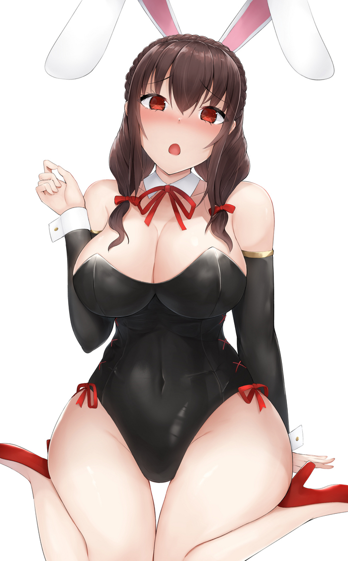 Bunny - NSFW, Anime art, Anime, Konosuba, Yunyun, Bunnysuit