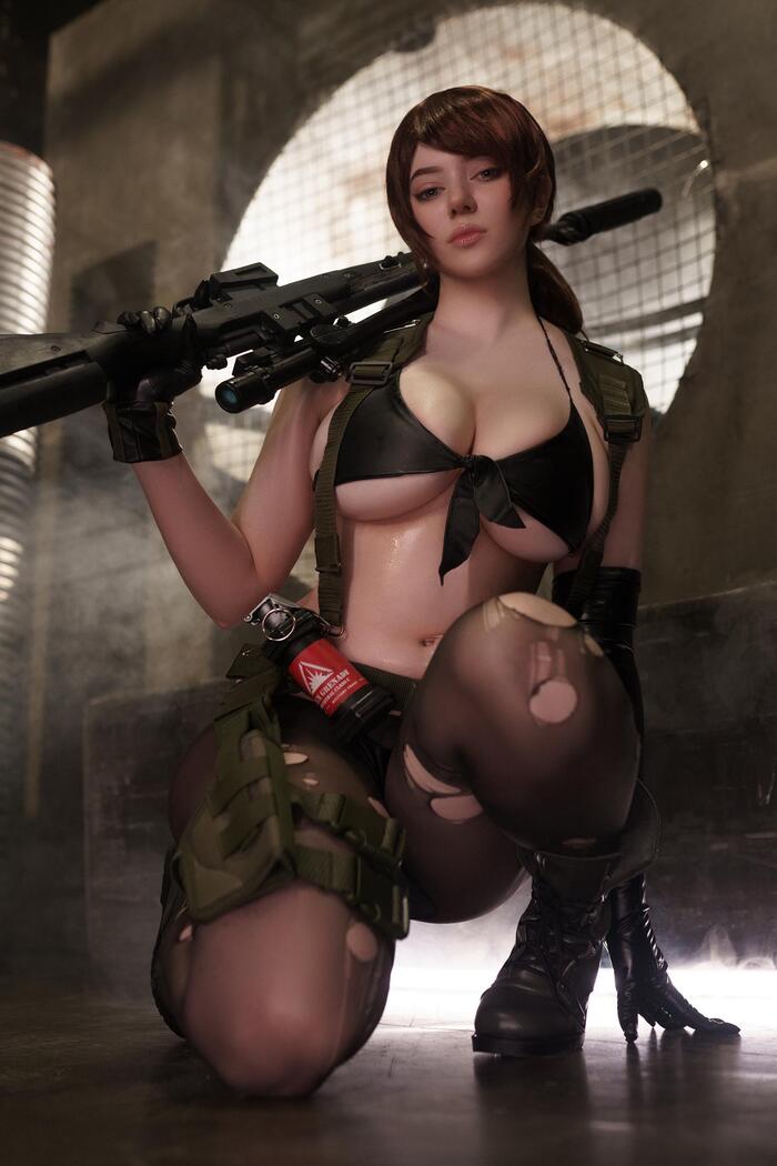 Quiet от Alina Becker - NSFW, Девушки, Эротика, Косплей, Сиськи, Попа, Игры, Metal Gear Solid 5, Quiet, Alina Becker, Длиннопост, Фотография