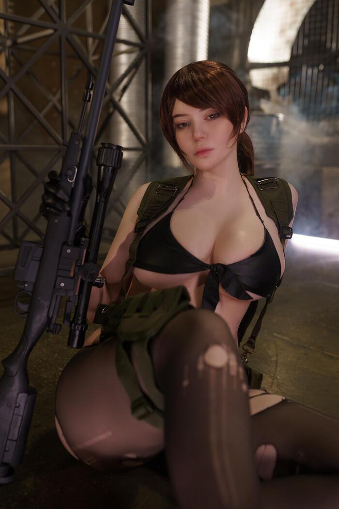 Quiet от Alina Becker - NSFW, Девушки, Эротика, Косплей, Сиськи, Попа, Игры, Metal Gear Solid 5, Quiet, Alina Becker, Длиннопост, Фотография