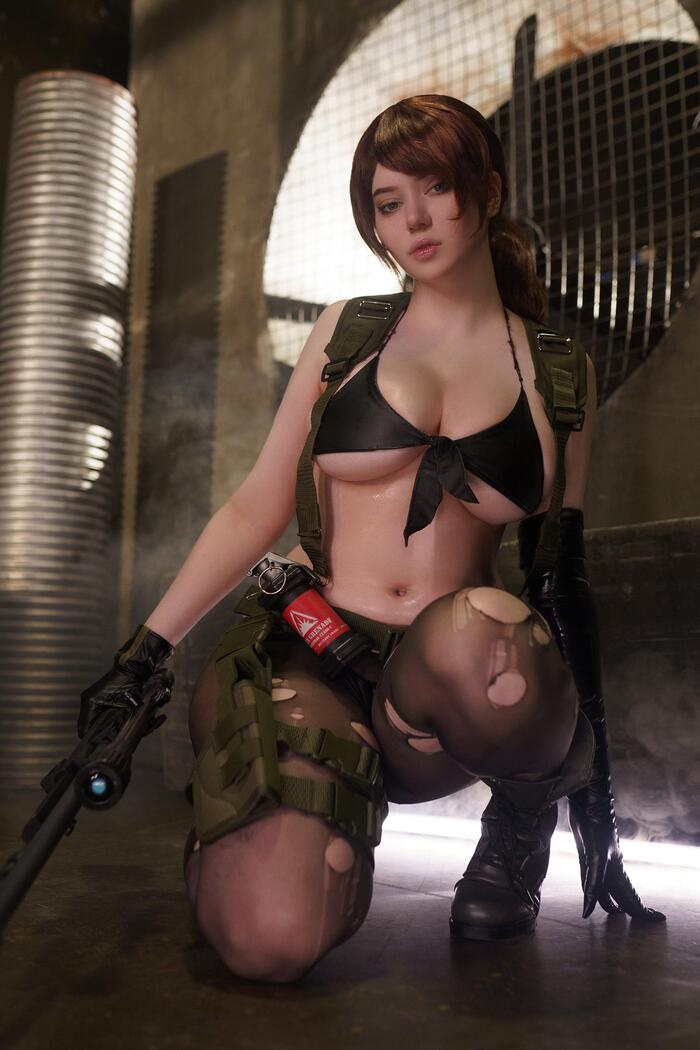 Quiet от Alina Becker - NSFW, Девушки, Эротика, Косплей, Сиськи, Попа, Игры, Metal Gear Solid 5, Quiet, Alina Becker, Длиннопост, Фотография