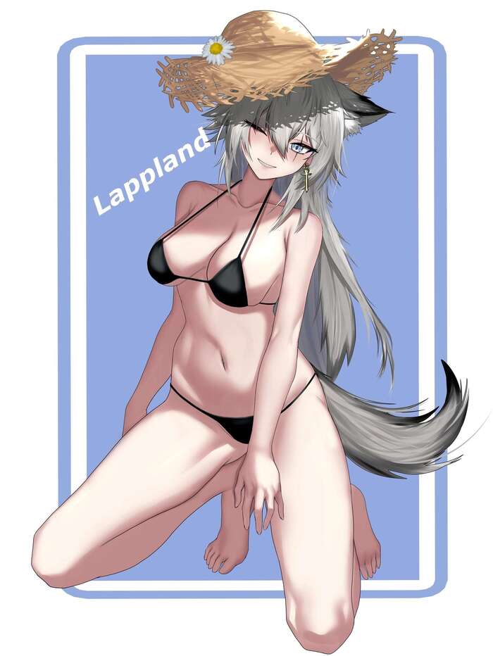 Arknights operators - NSFW, Anime art, Anime, Arknights, Horn (Arknights), Lappland, Saria, Angelina (Arknights), Video, Vertical video, Longpost, Hoshiguma