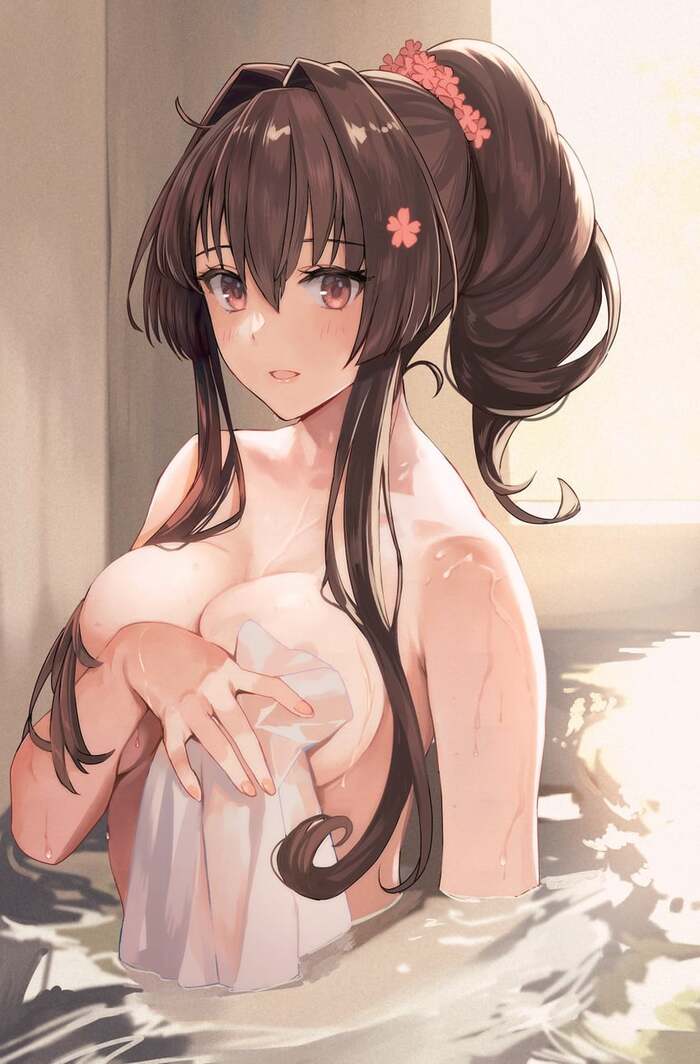 Yamato - NSFW, Anime Art, Аниме, Kantai Collection, Yamato